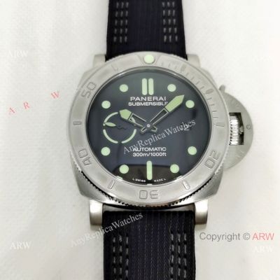 Copy Panerai Mike Horn Edition PAM00984 Black Dial Stainless Steel Watch